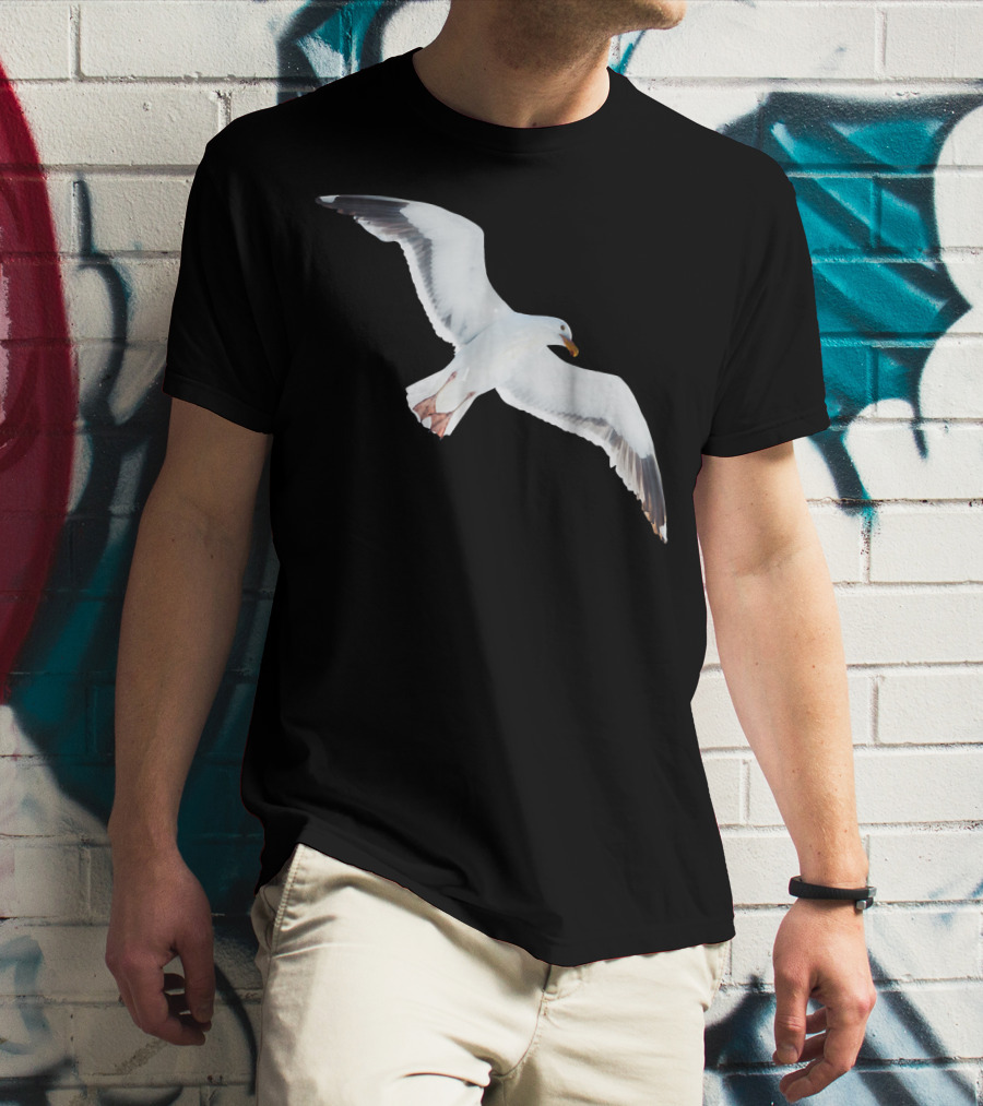 Majestic Flying Seagull For Seagull Lover T-Shirt