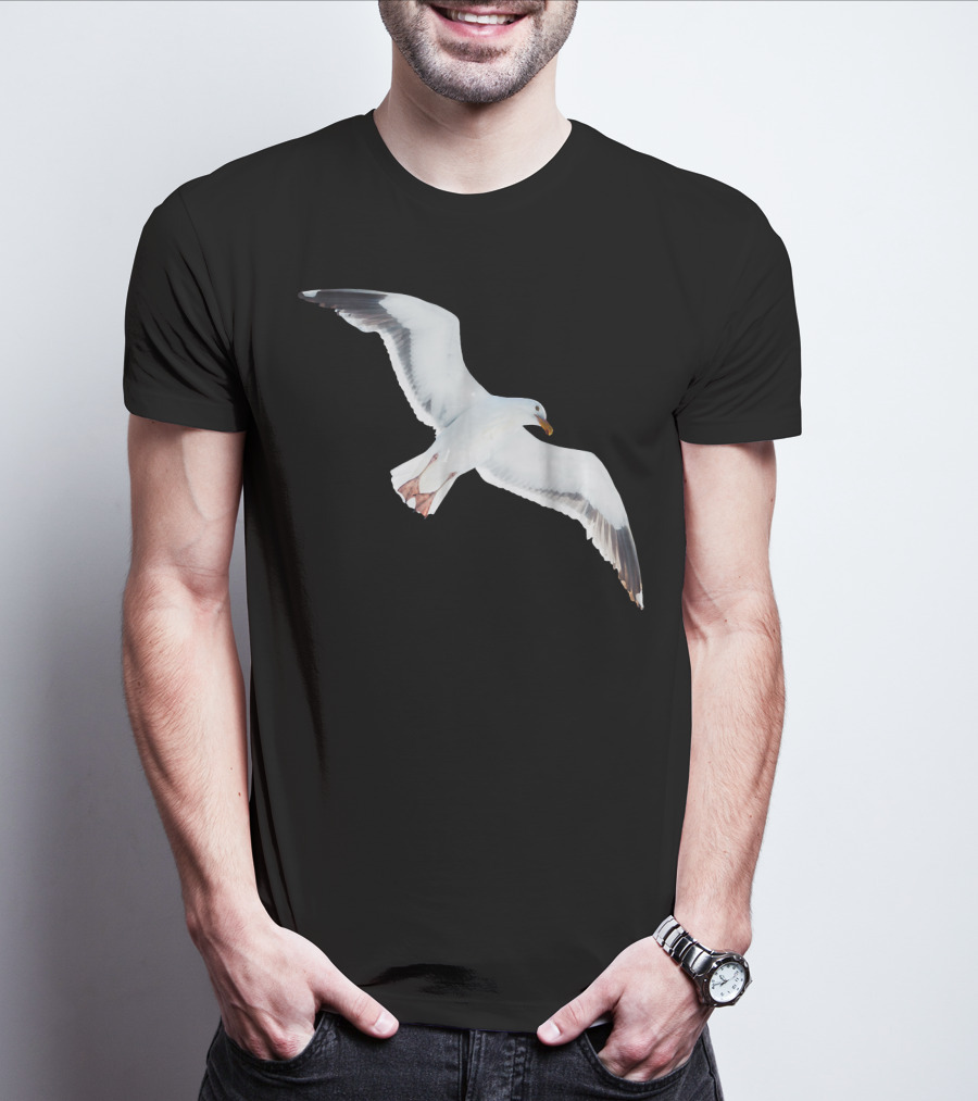 Majestic Flying Seagull For Seagull Lover T-Shirt