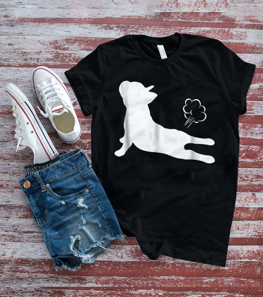 French Bulldog Yoga Exhale Pose Humor T-Shirt