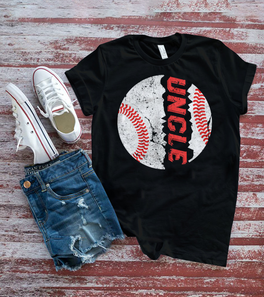 Uncle Funny Baseball Softball Fat Ball T-Shirt