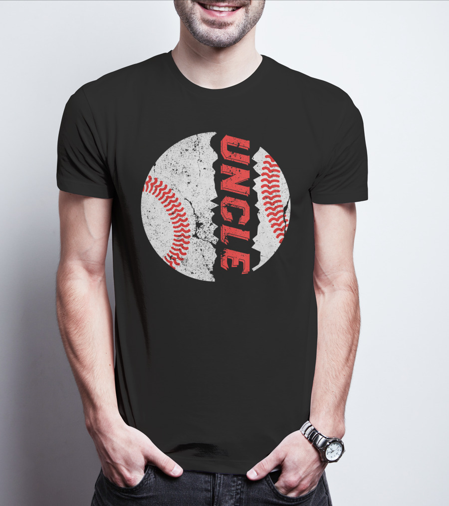 Uncle Funny Baseball Softball Fat Ball T-Shirt