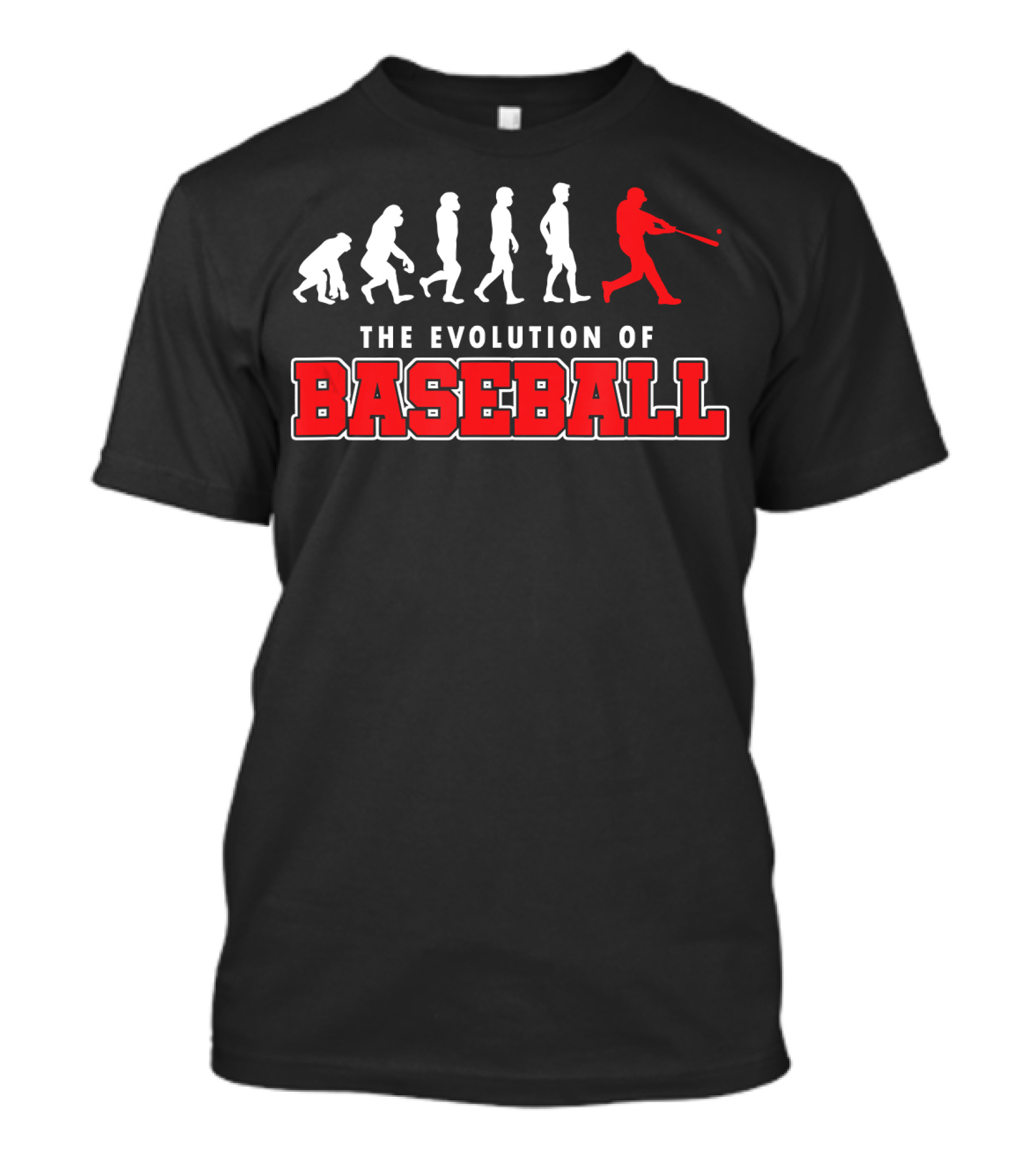 The Evolution Of Baseball Player Swing Progression T-Shirt