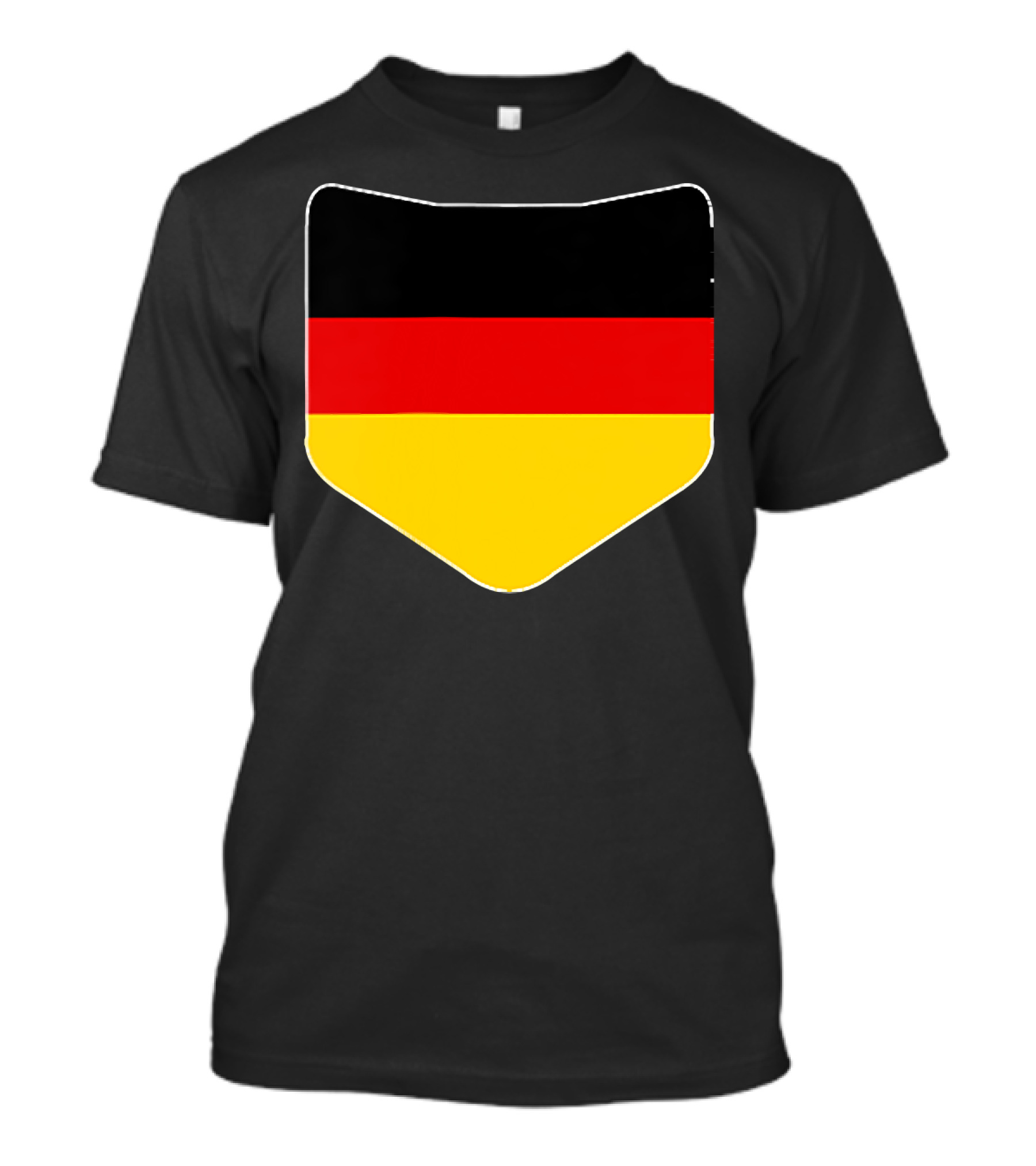Germany Flag Pocket Print Country Emblem German Colors T-Shirt