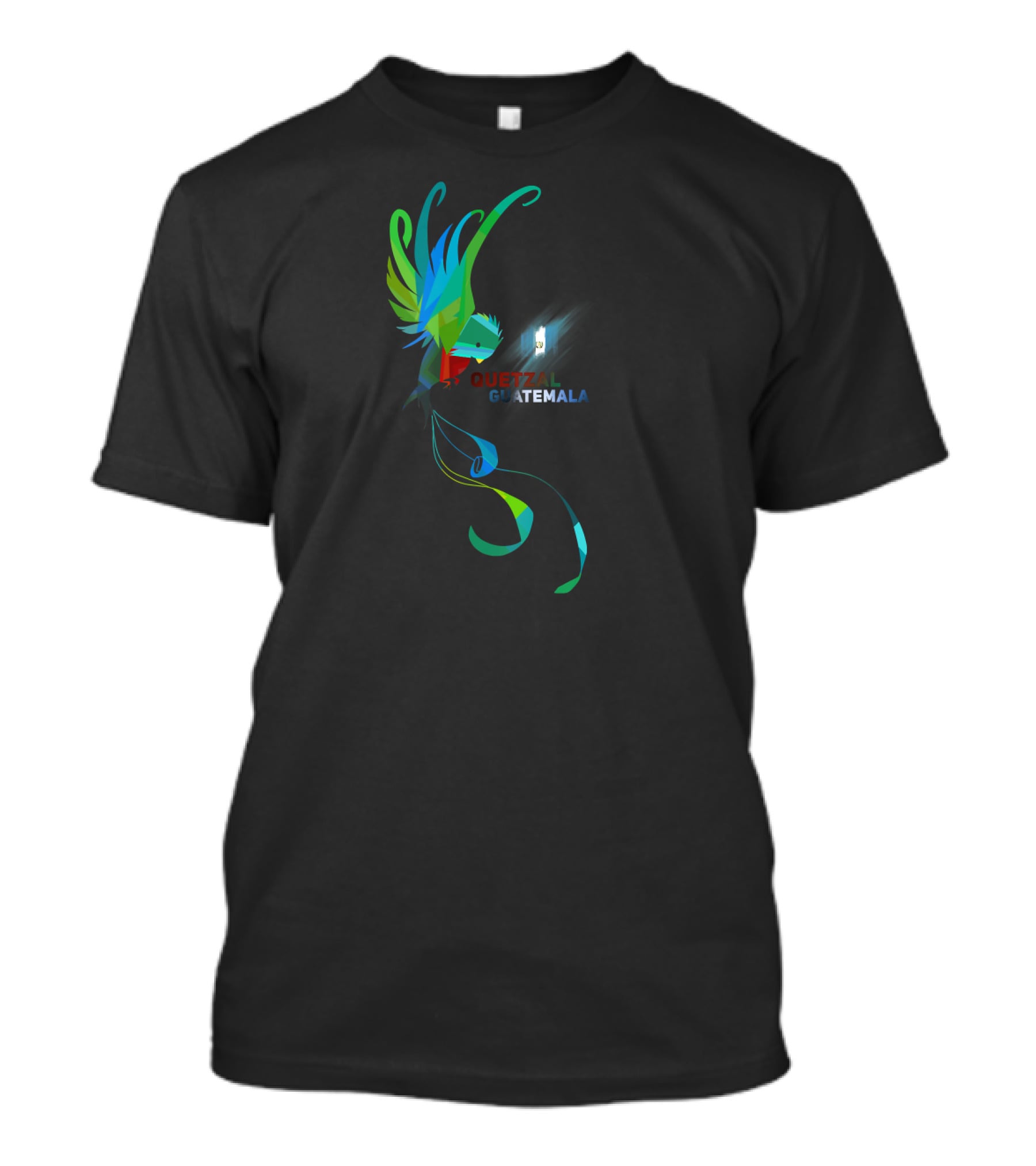 Quetzal Guatemala Vibrant National Bird T-Shirt