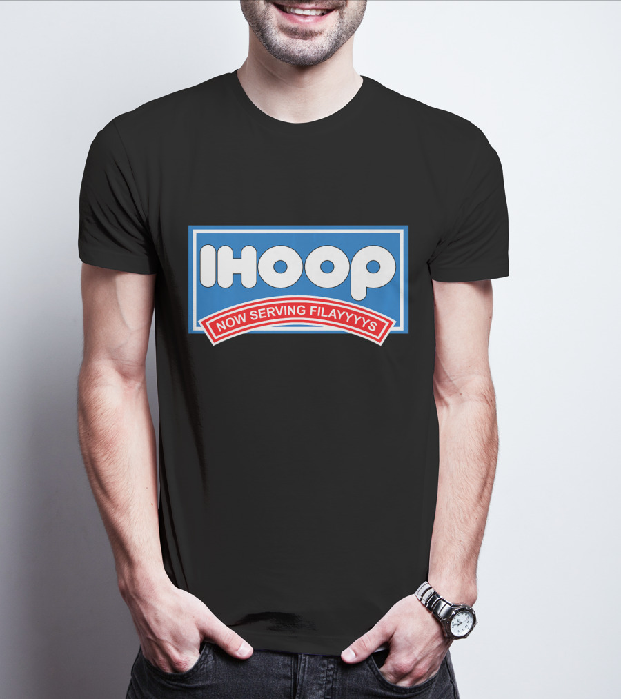 Ihoop Now Serving Filayyyys Basketball Spoof T-Shirt