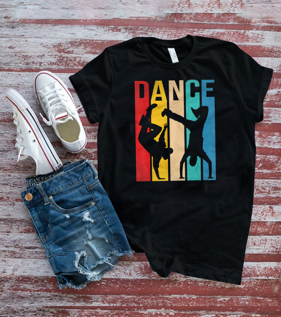 Breakdancing B Boy Dance Colorful T-Shirt