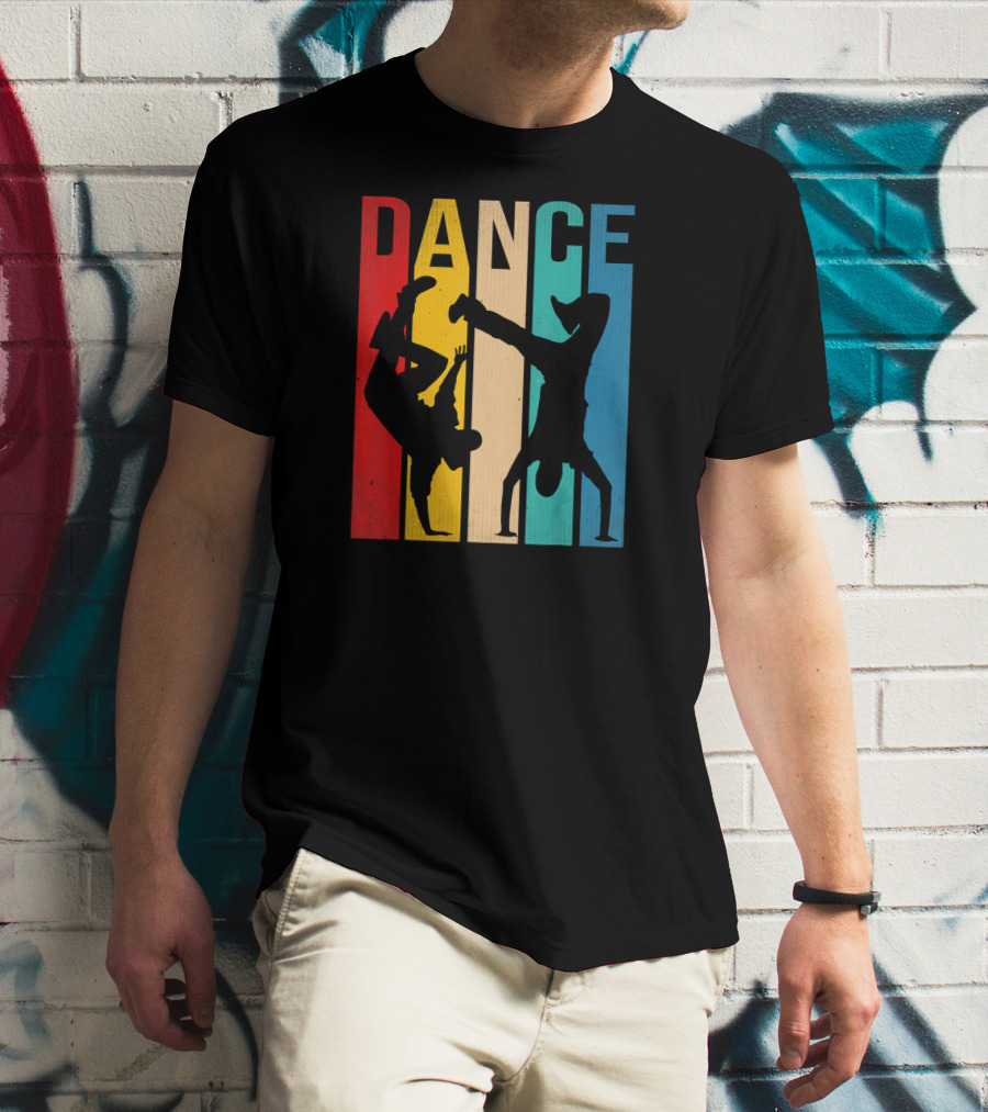 Breakdancing B Boy Dance Colorful T-Shirt