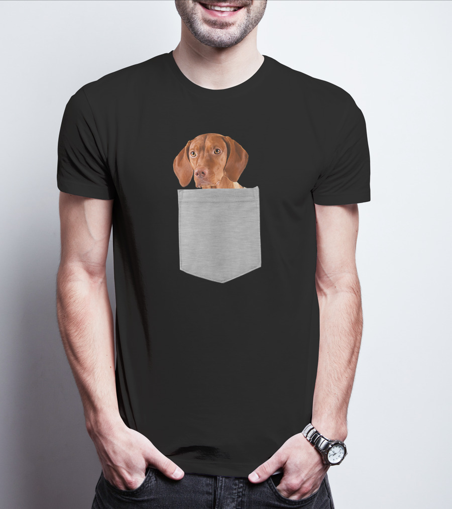Dog In Your Pocket Vizsla Companion T-Shirt