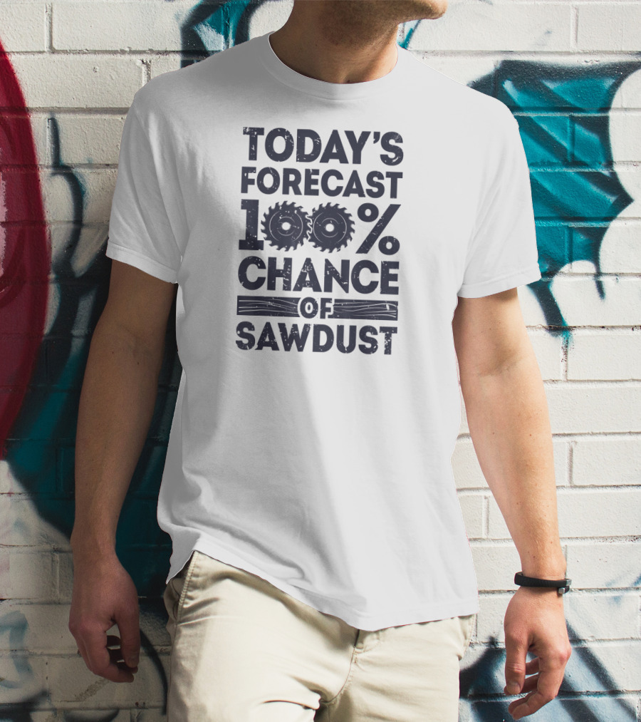Today's Forecast 100% Chance Of Sawdust T-Shirt