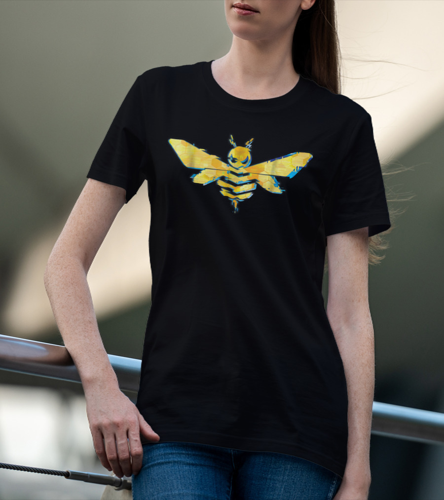 Transformers Bumblebee Movie Hexagon Patterned Bee T-Shirt