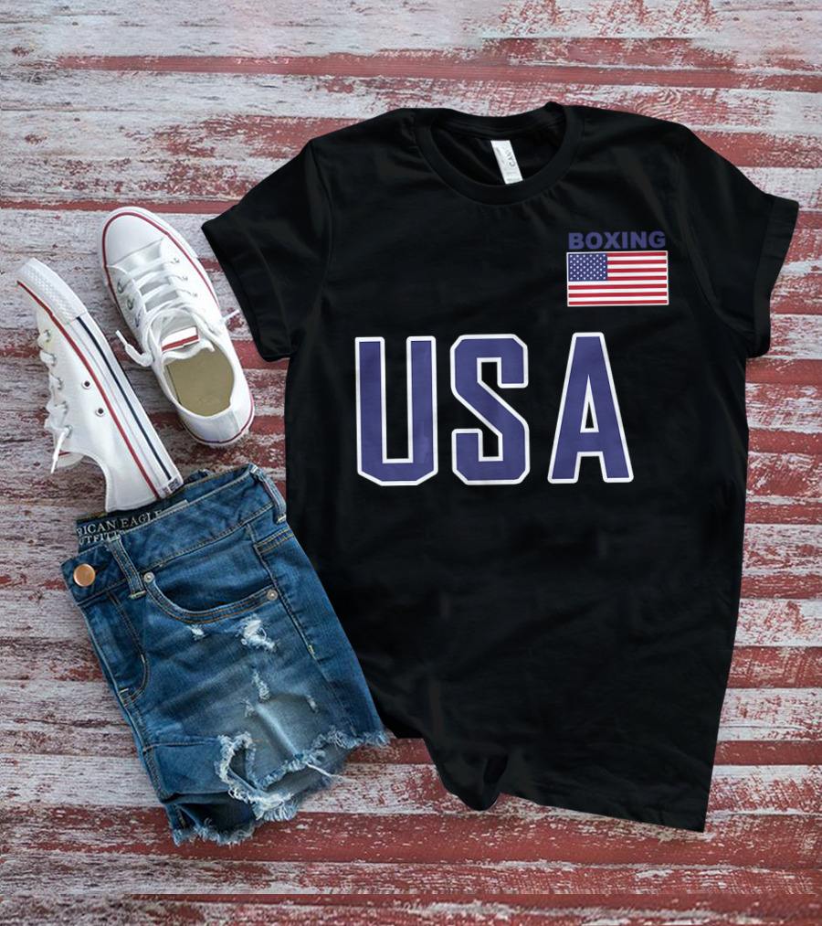 USA Boxing Flag Equipment T-Shirt