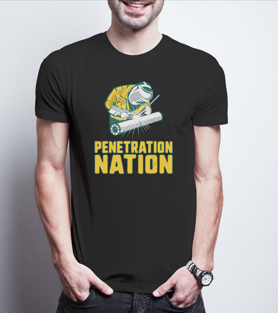 Penetration Nation Welder Spark Action T-Shirt