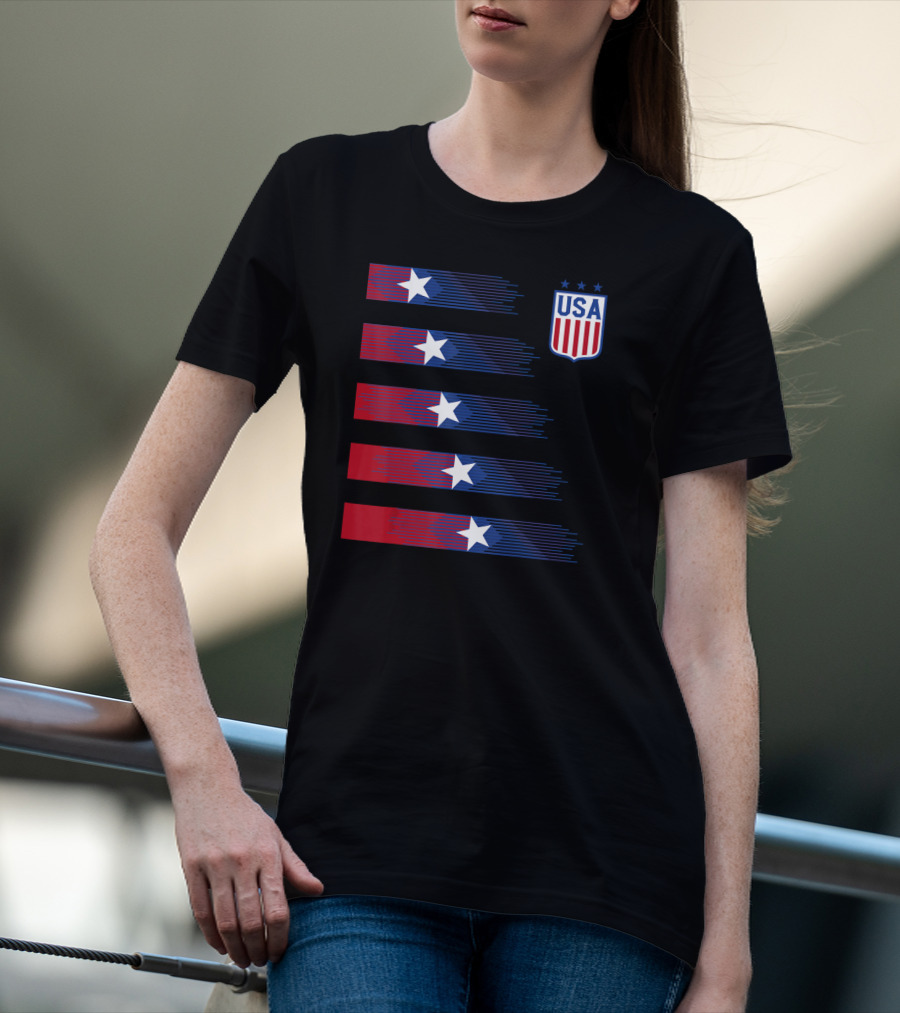 USA Soccer Stars Women Men Kids T-Shirt