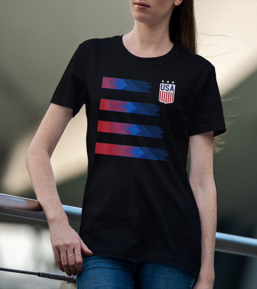 USA Soccer Cheer Women Men Kids T-Shirt