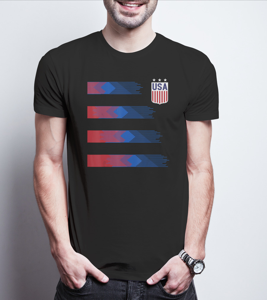 USA Soccer Cheer Women Men Kids T-Shirt