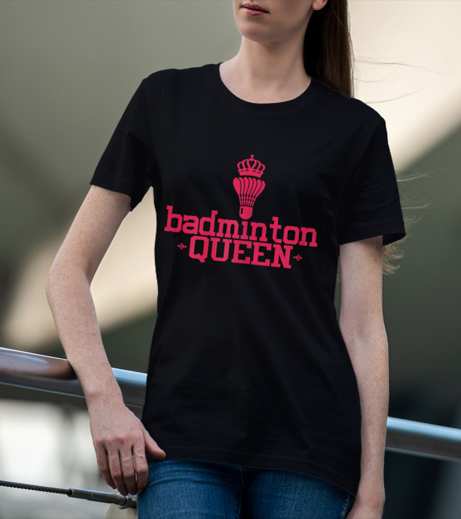 Badminton Queen Shuttlecock With Crown T-Shirt