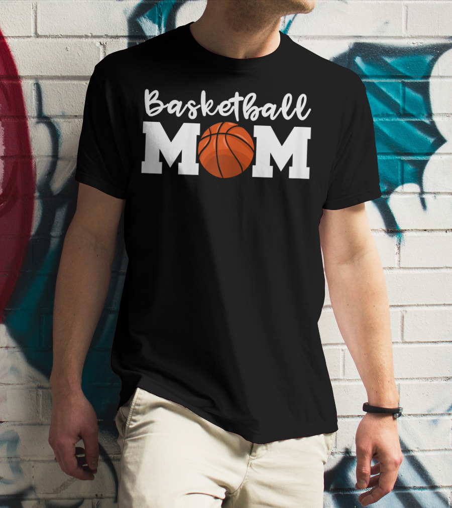 Basketball Mom Cute Player Mama T-Shirt