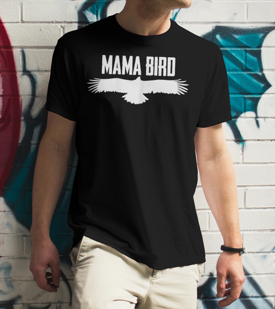 MAMA BIRD Soaring Graphic Majestic Wingspread T-Shirt