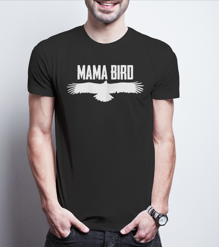 MAMA BIRD Soaring Graphic Majestic Wingspread T-Shirt