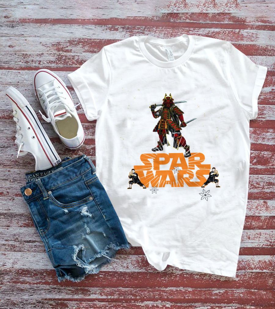 Spar Wars Samurai Kick Boxing Taekwondo MMA T-Shirt