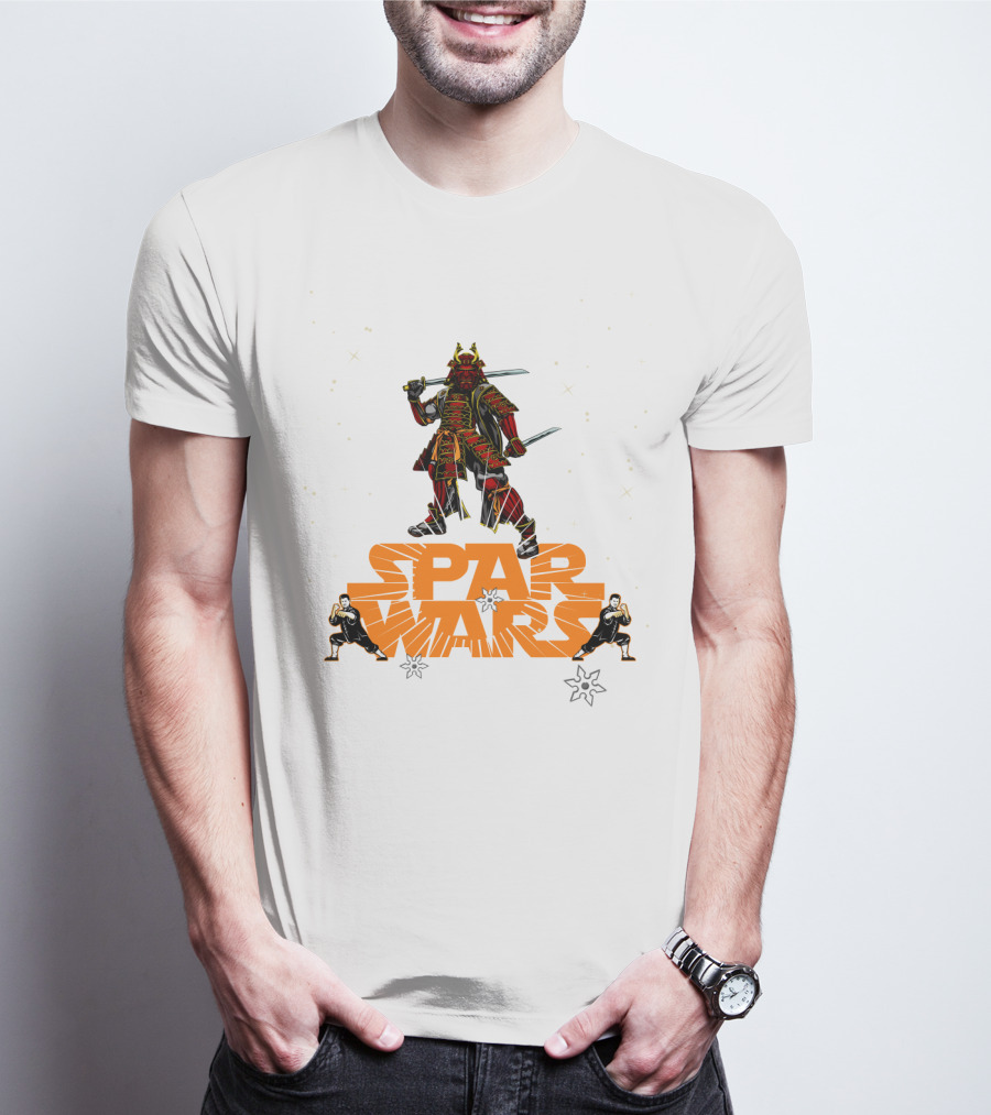 Spar Wars Samurai Kick Boxing Taekwondo MMA T-Shirt