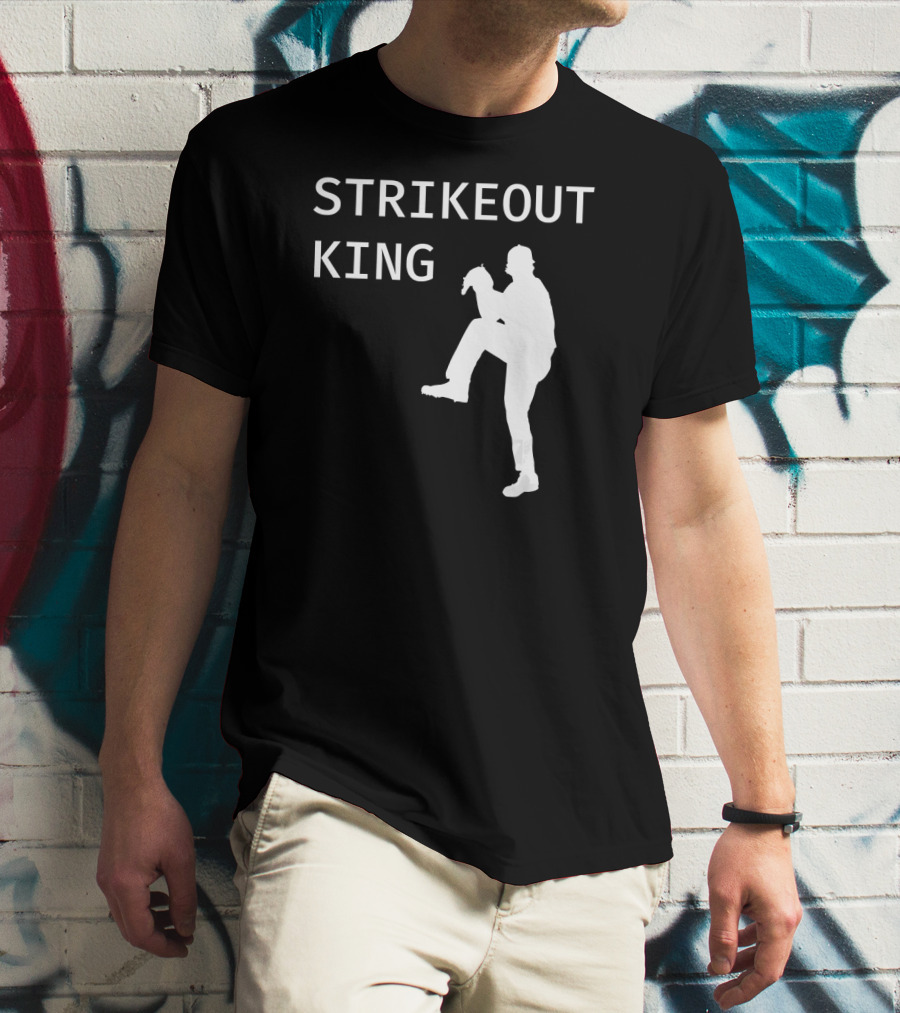 STRIKEOUT KING Baseball Pitcher T-Shirt