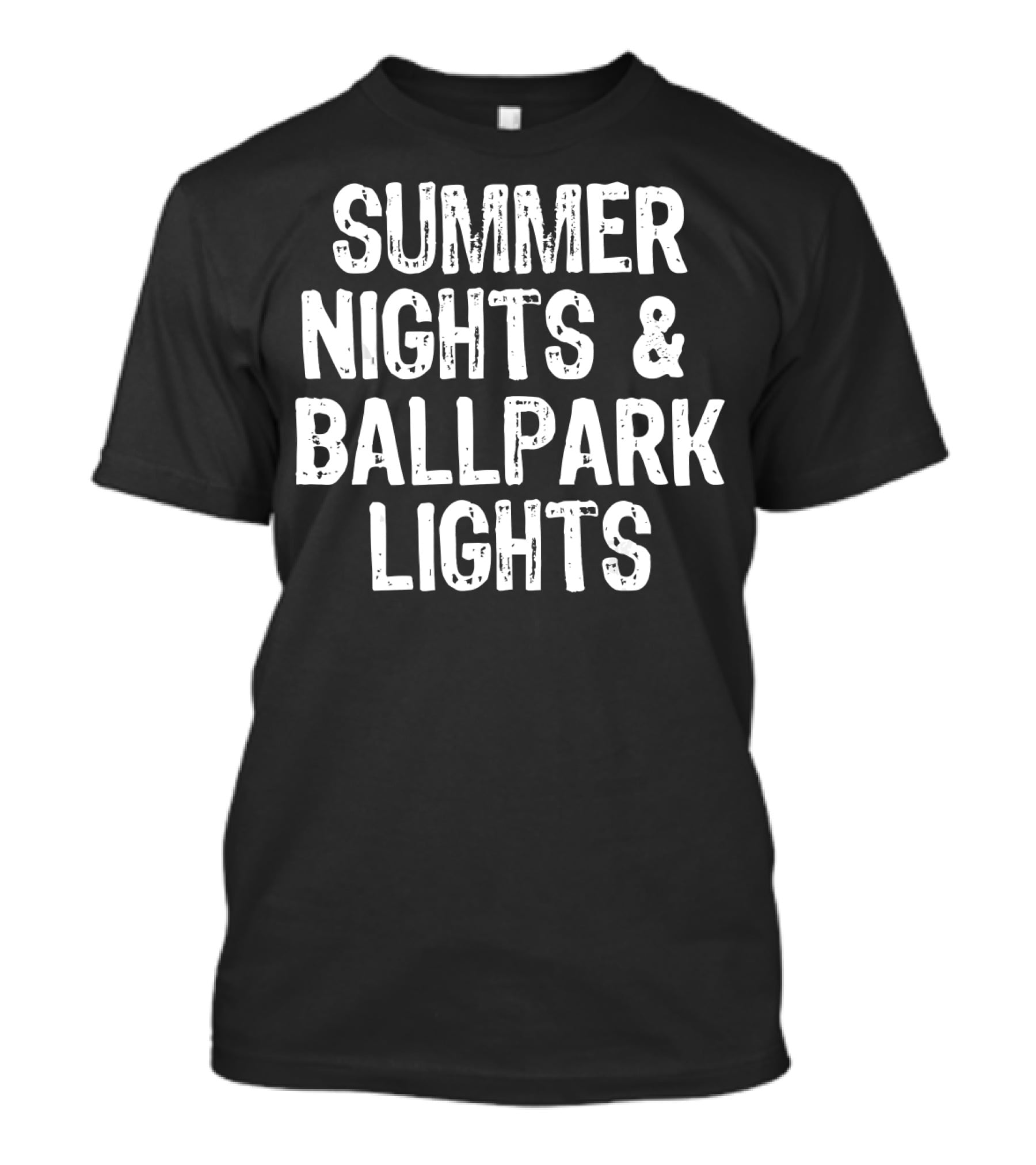 Summer Nights And Ballpark Lights T-Shirt