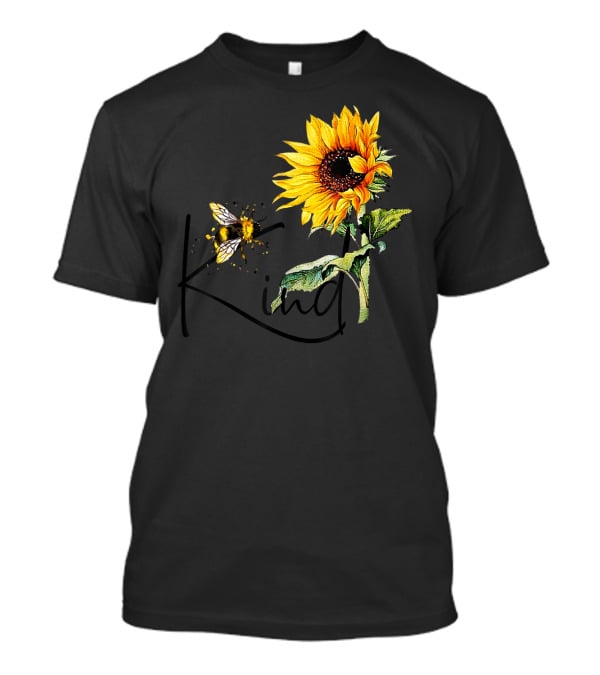 Sunflower Bee Kind T-Shirt