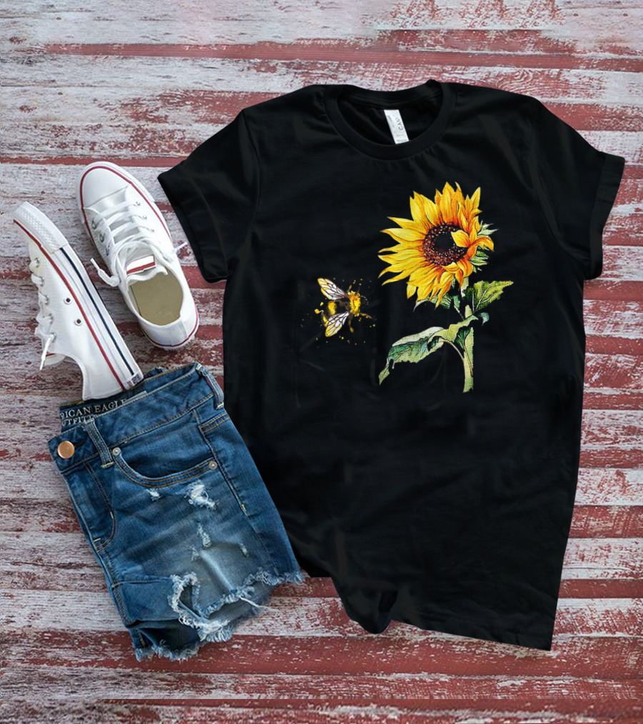 Sunflower Bee Kind T-Shirt