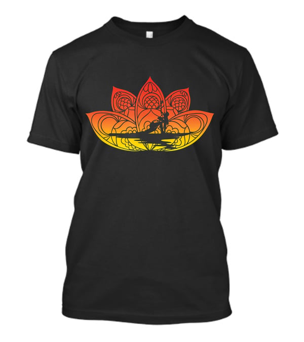 SUP Paddle Board Yoga Zen Meditation Lotus T-Shirt
