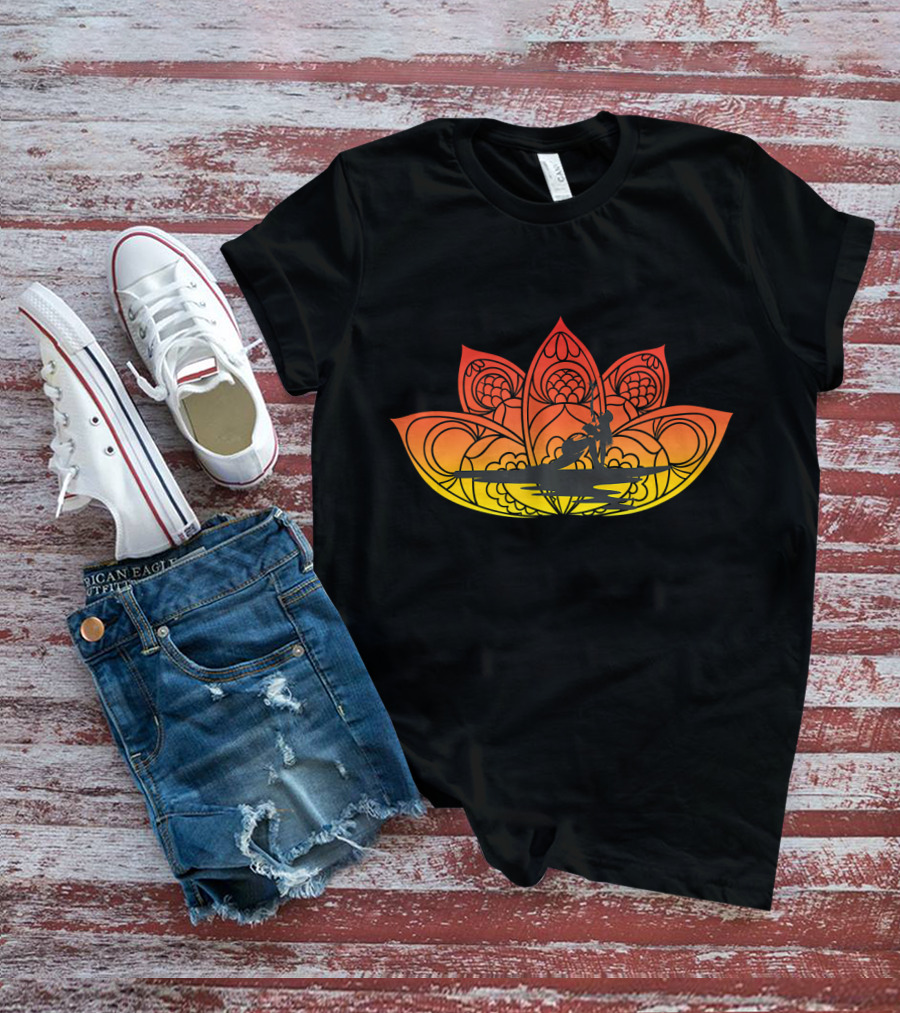 SUP Paddle Board Yoga Zen Meditation Lotus T-Shirt