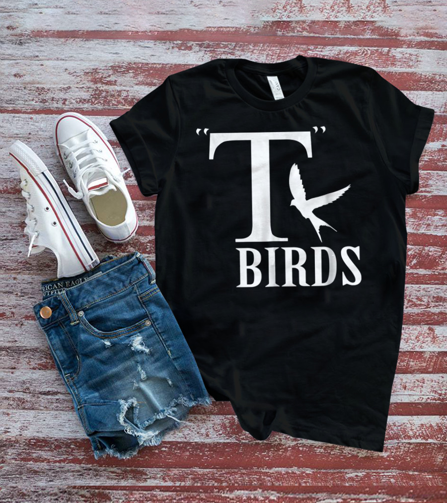 T Birds Flying Graphic Movie Themed T-Shirt