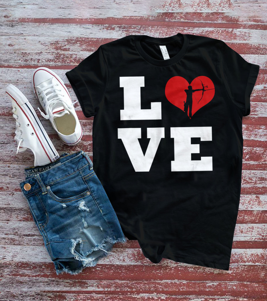 LOVE Archery Heart T-Shirt