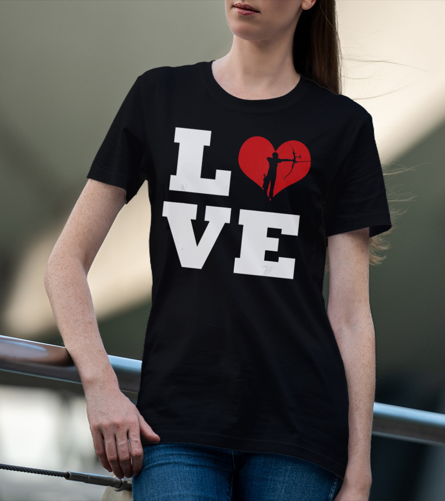 LOVE Archery Heart T-Shirt