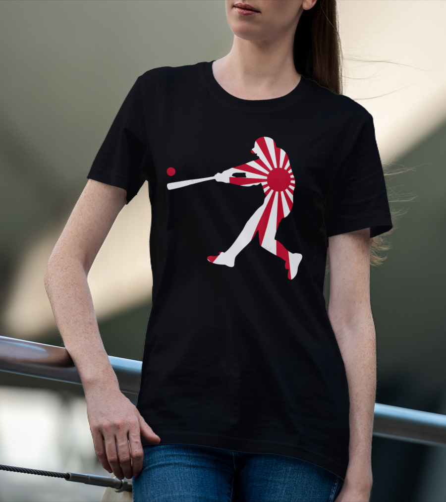 Japan Baseball Rising Sun JPN Batter Class T-Shirt