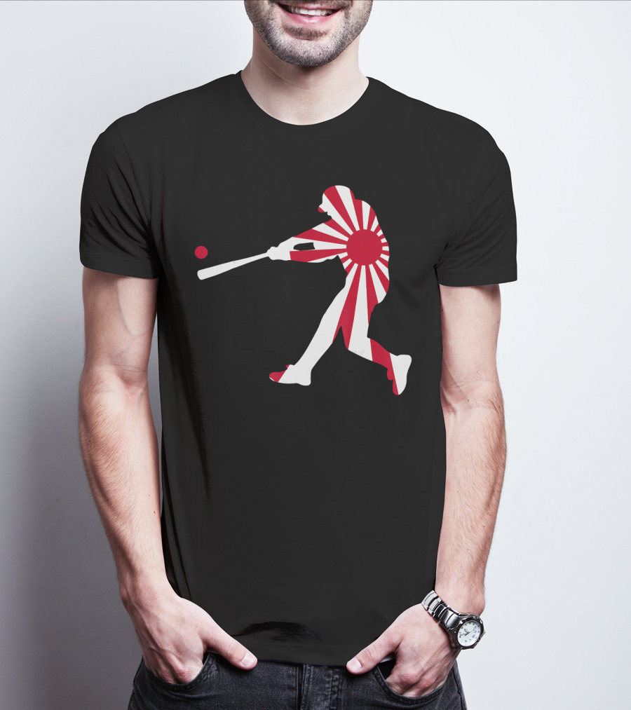 Japan Baseball Rising Sun JPN Batter Class T-Shirt