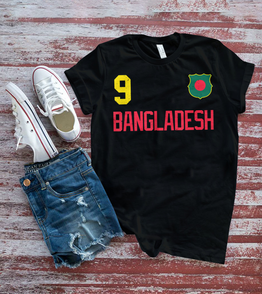 9 Bangladesh Football Soccer Cricket T-Shirt