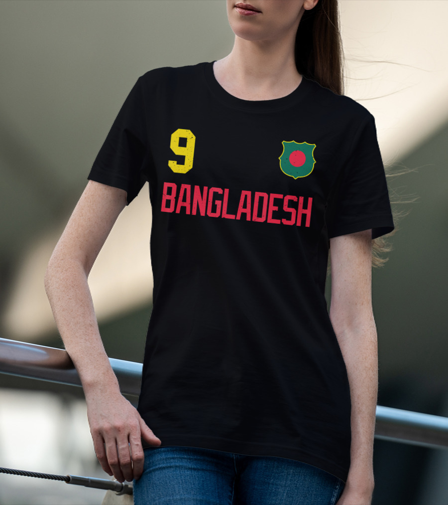 9 Bangladesh Football Soccer Cricket T-Shirt