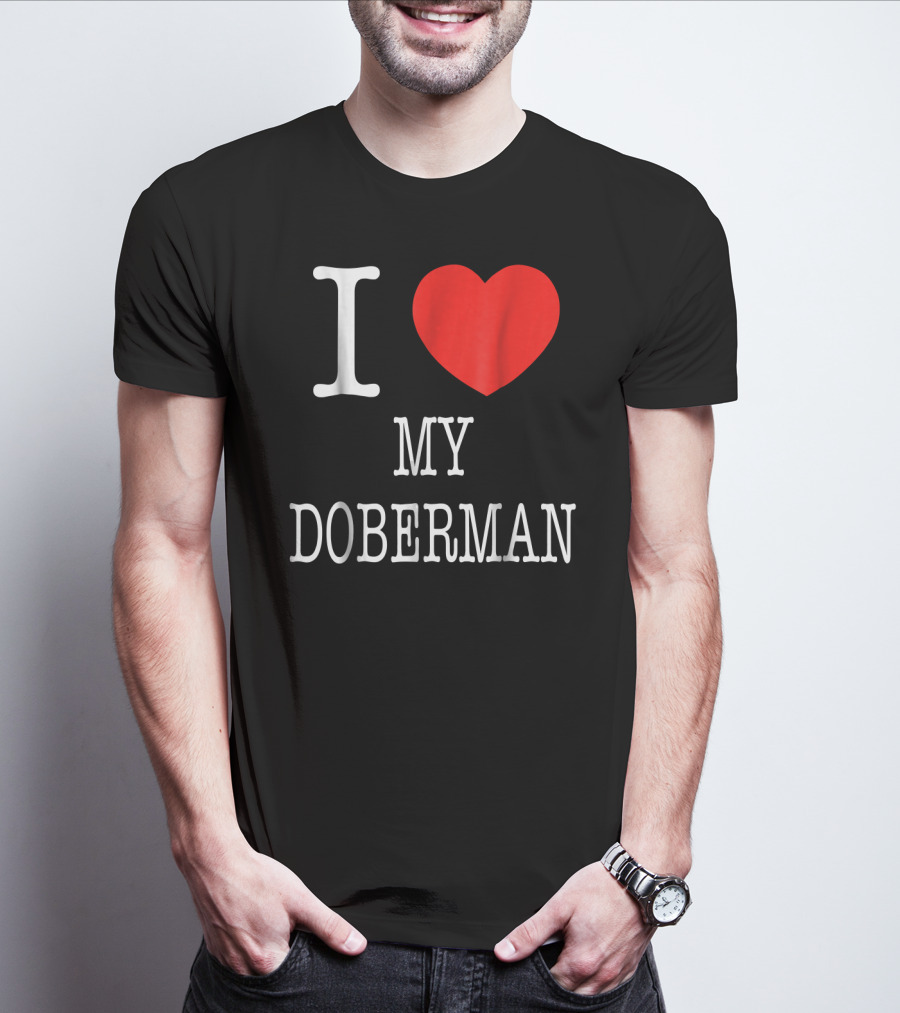 I Heart My Doberman T-Shirt