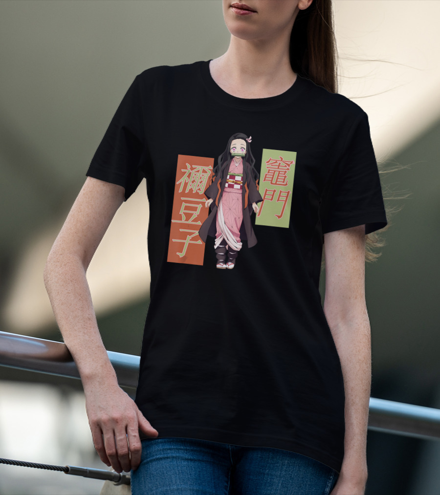 Demon Slayer Nezuko Kanji Character T-Shirt