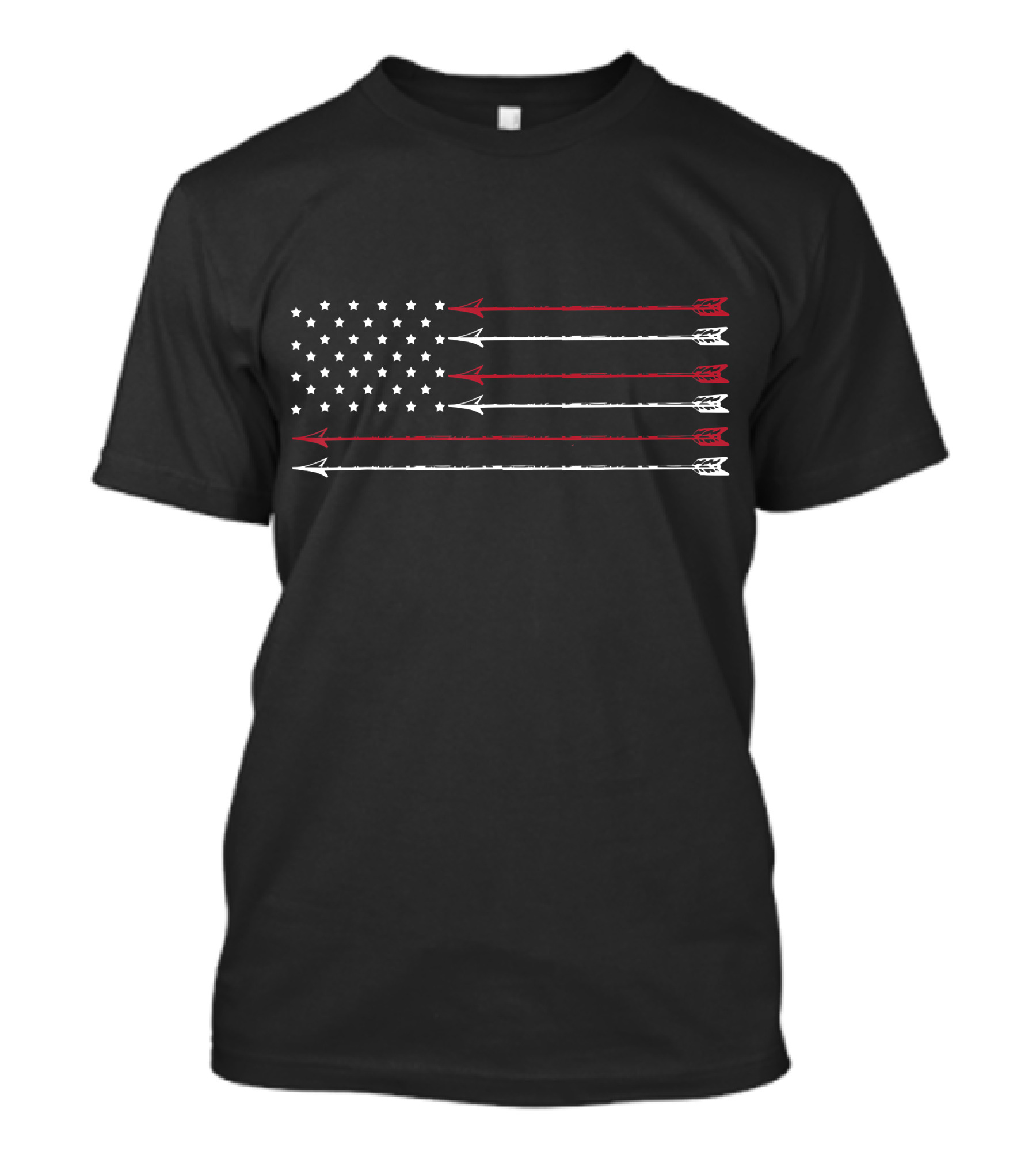 USA Flag Archery Archer Bow Hunting Hunt T-Shirt