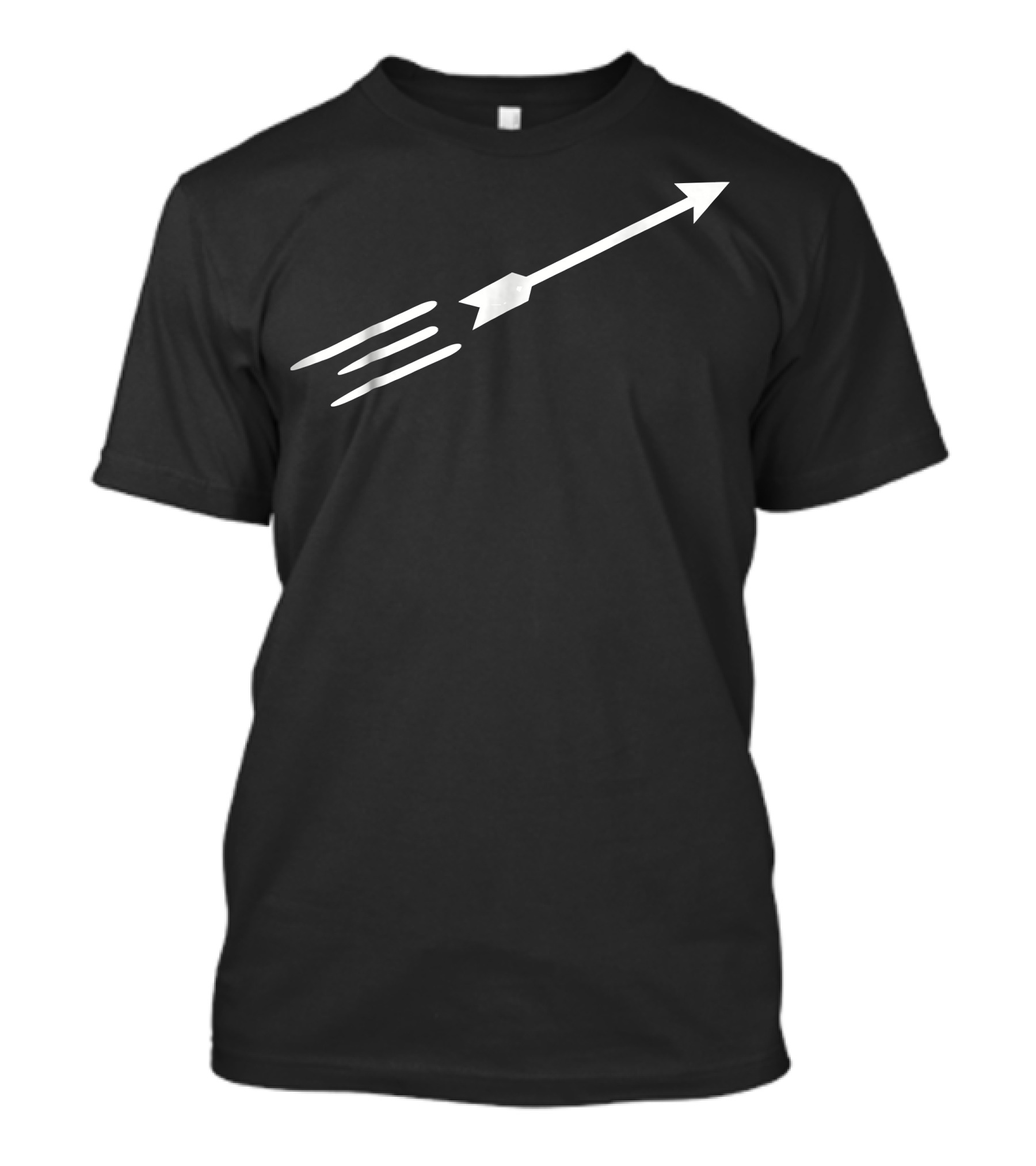 Archery Arrow With Swift Motion Streaks T-Shirt