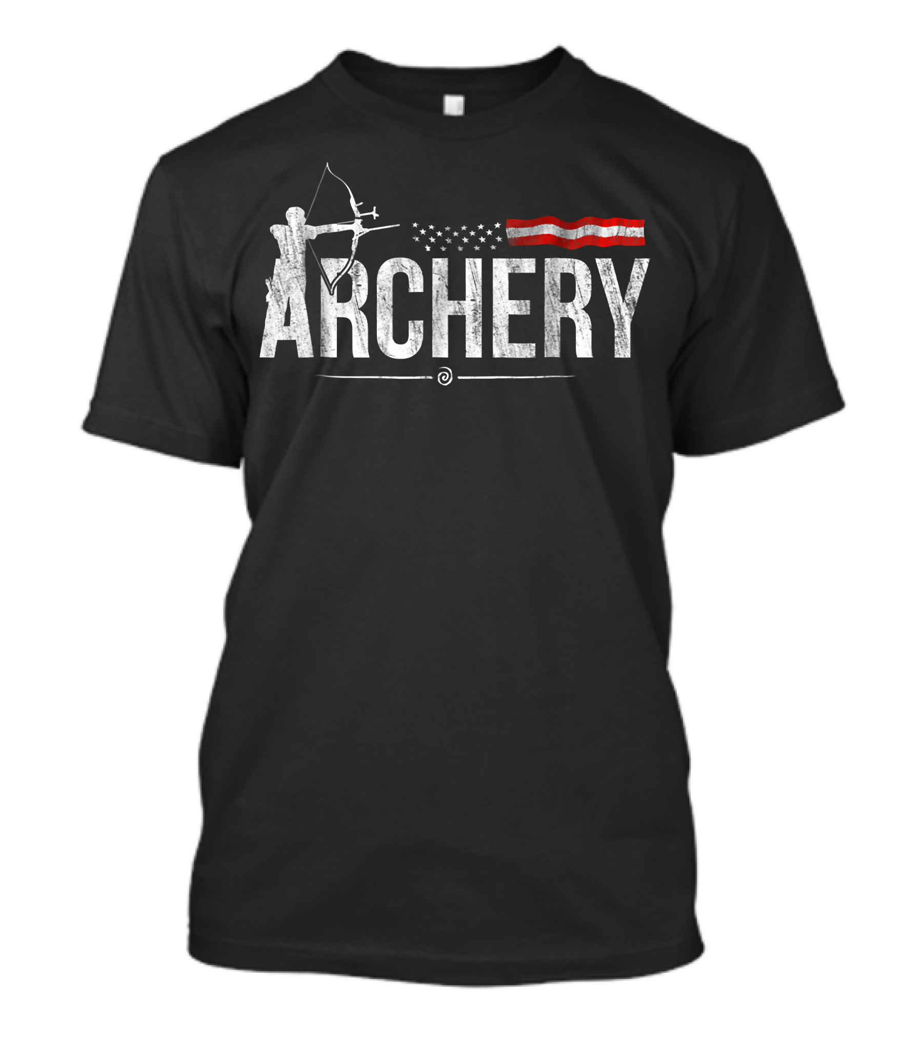 Archery USA Flag Silhouette T-Shirt