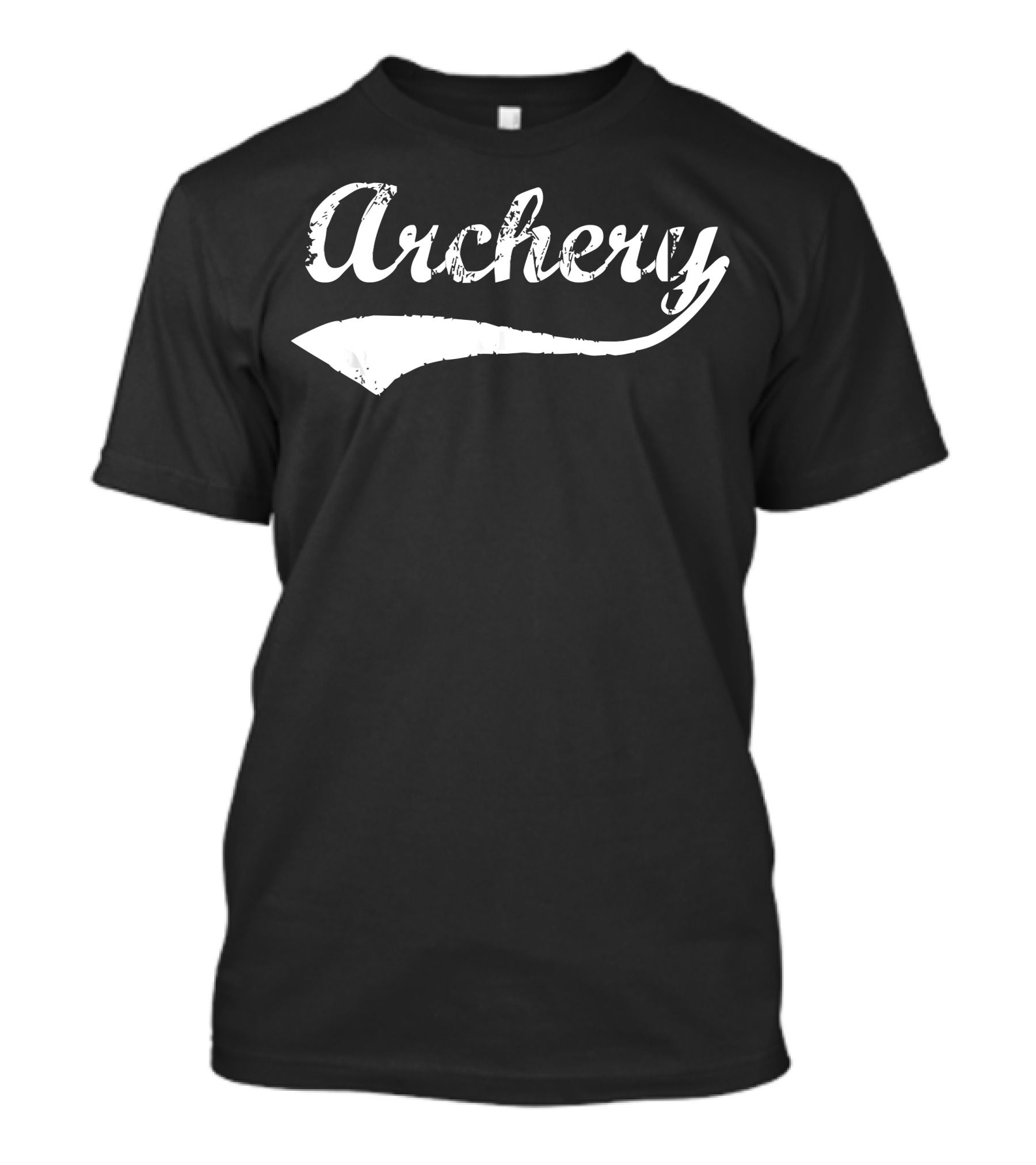 Archery Sport Distressed Script T-Shirt