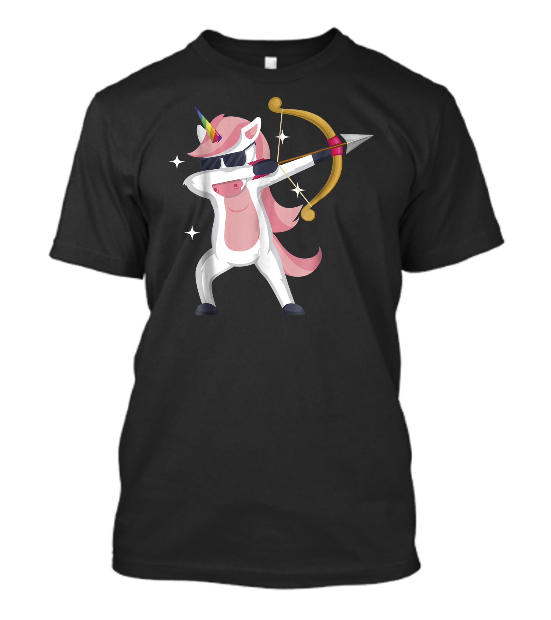 Unicorn Archer With Bow And Arrow T-Shirt