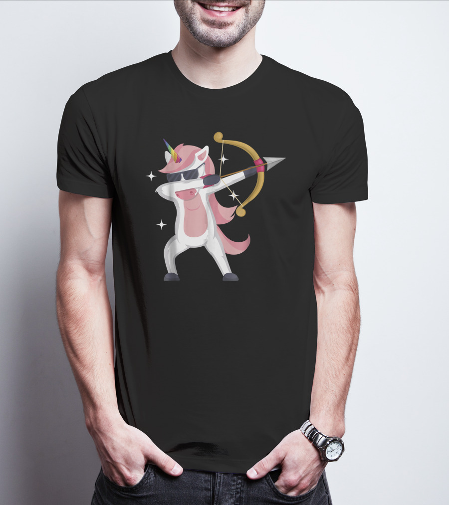 Unicorn Archer With Bow And Arrow T-Shirt