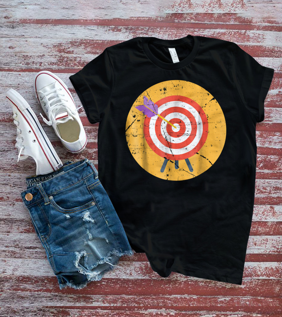Archery Target Sport Arrows Bullseye T-Shirt