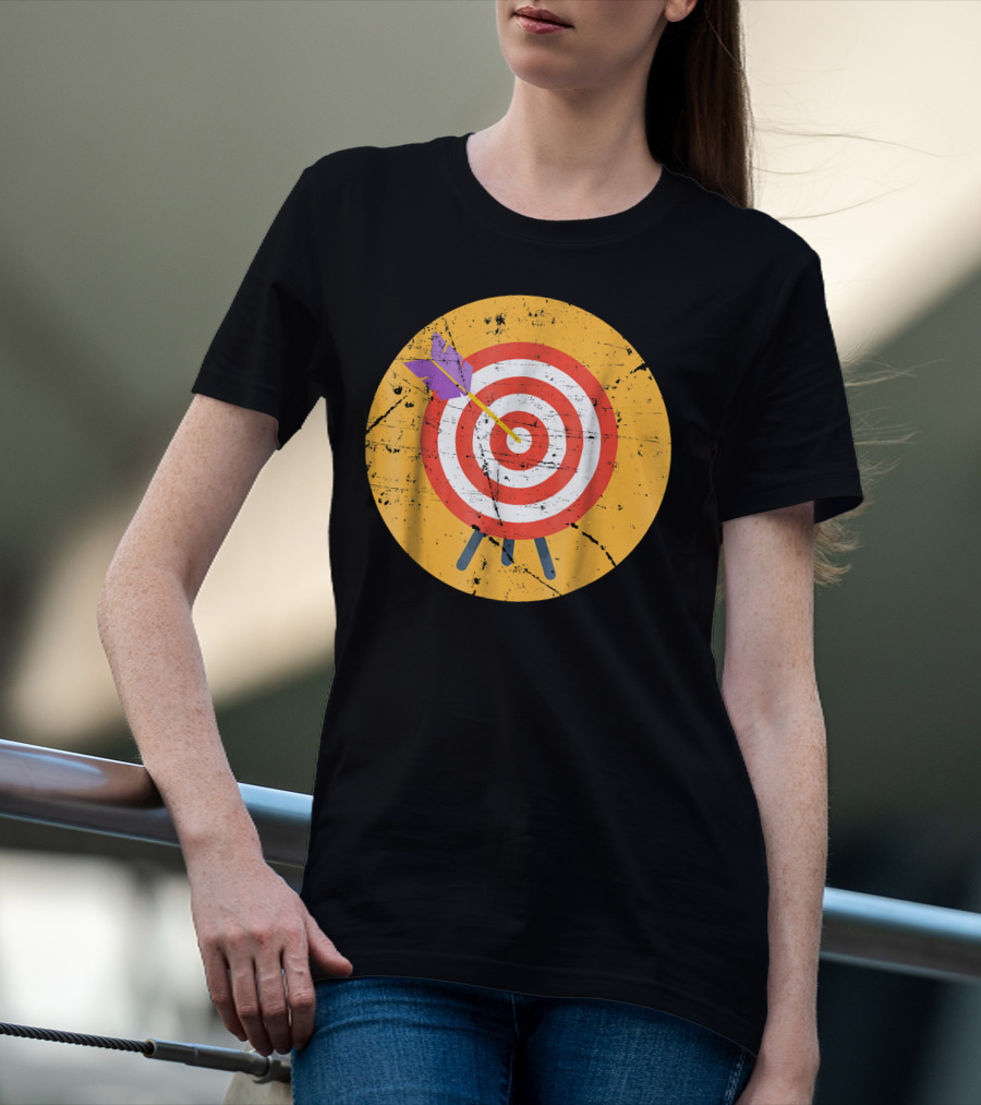Archery Target Sport Arrows Bullseye T-Shirt
