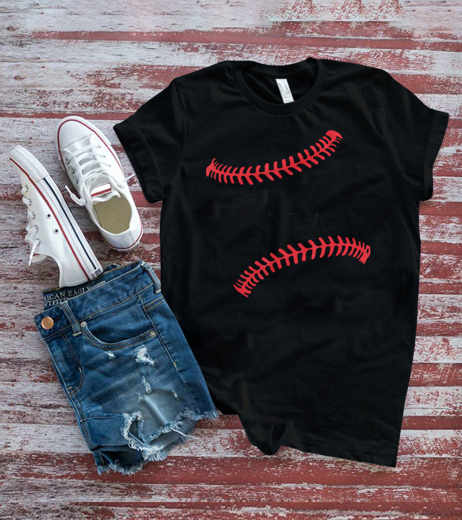 Turn Two Double Play Baseball Stitch T-Shirt