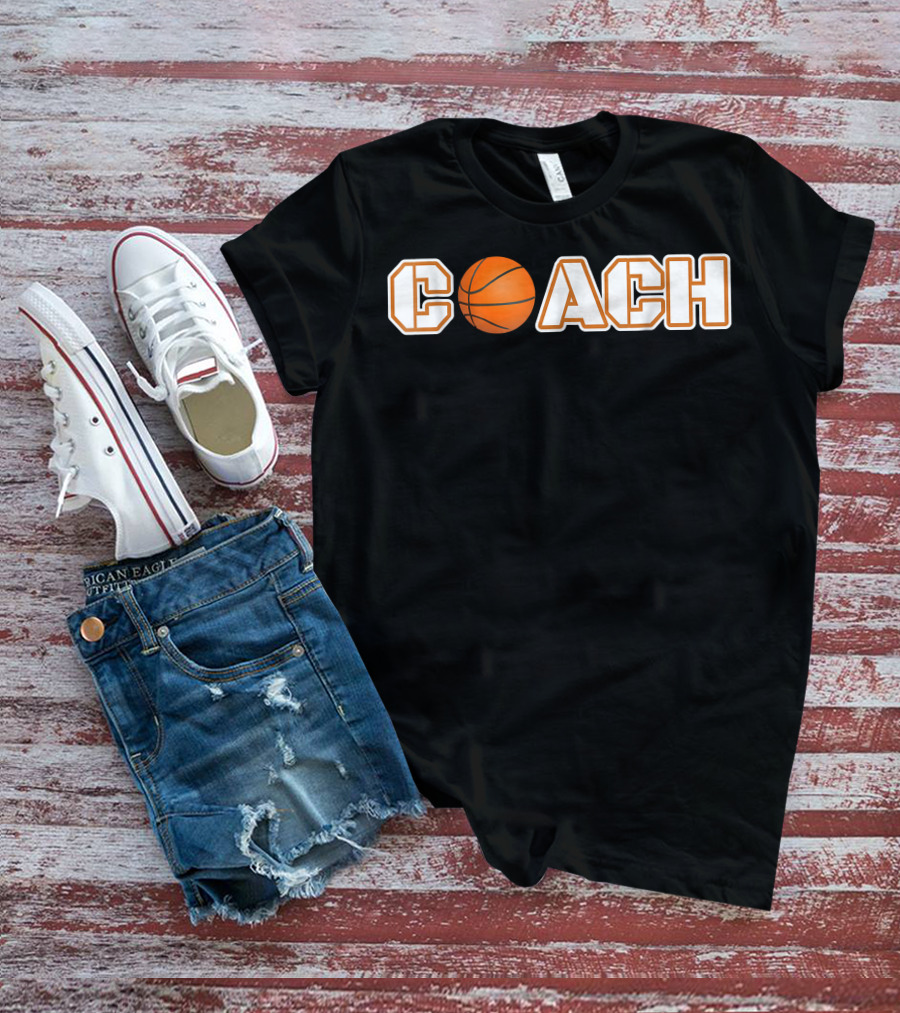 Coach Basketball Ball Coach T-Shirt